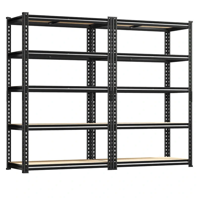 Storage Shelves Load 2020lbs, 5-Tier Adjustable Metal Shelving Units, Shelving Rack for Closet Kitchen Pantry