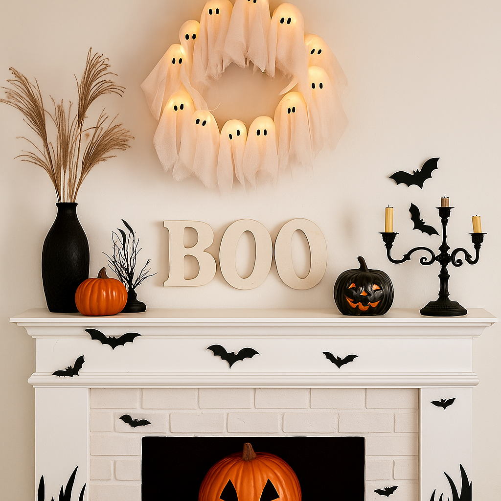 【🔥Big Sale🔥】Spooky Halloween Glow Wreath