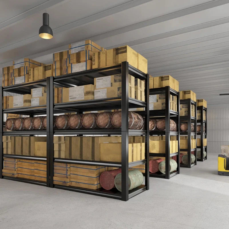 72"H Heavy Duty Garage Shelving 2500LBS Adjustable Basement Shelving for Warehouse Commercial Garage