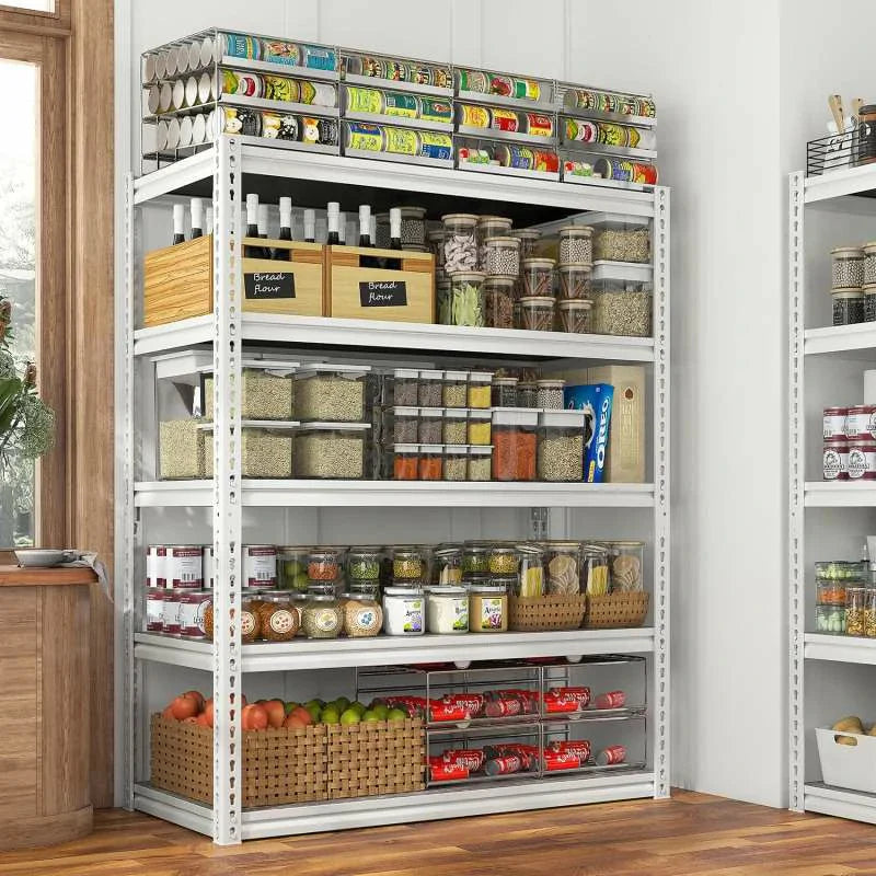 Heavy Duty Storage Shelving 5 Tiers Garage Shelves Load 2500LBS