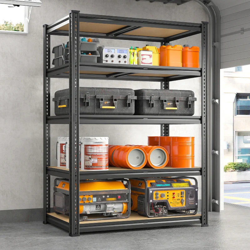 35.5"W Garage Shelves 2250lbs, Metal Shelving Unit for Pantry Kitchen Warehouse