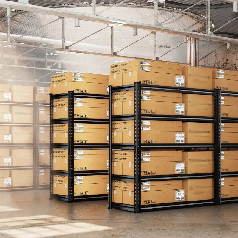 3000 LBS 5 Tiers Heavy Duty Storage Shelves Adjustable Metal Shelving for Garage, Pantry, Kitchen and Basement