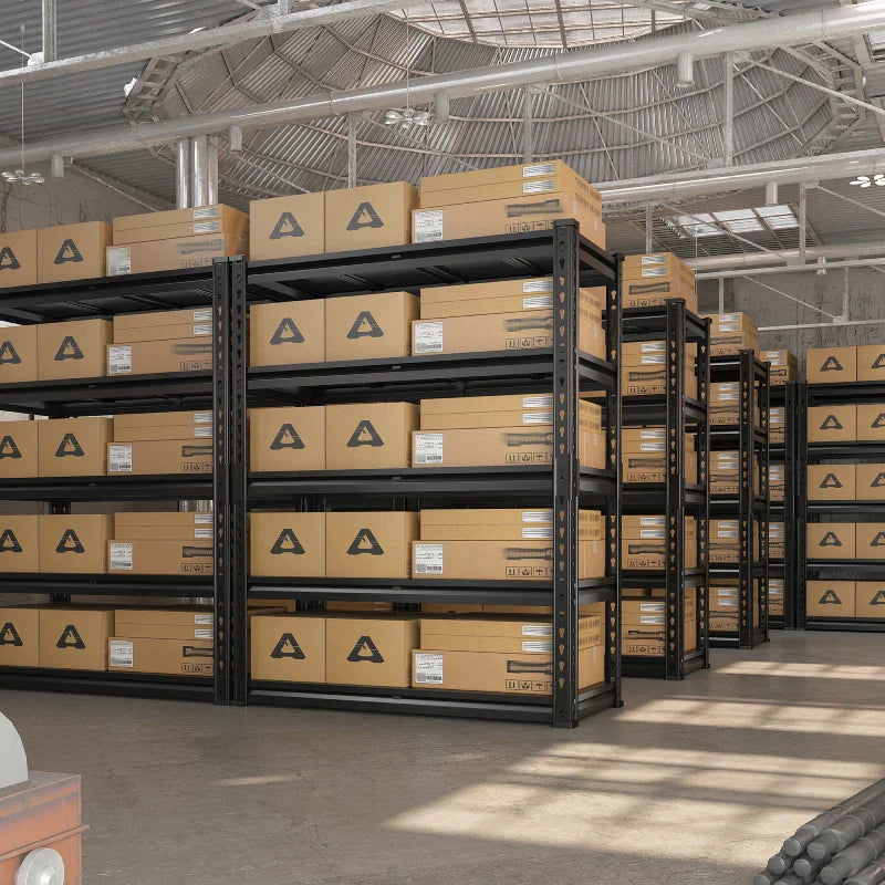 72"H 2600LBS Garage Shelves,Metal Storage Shelving for Warehouse Commercial Pantry Garage