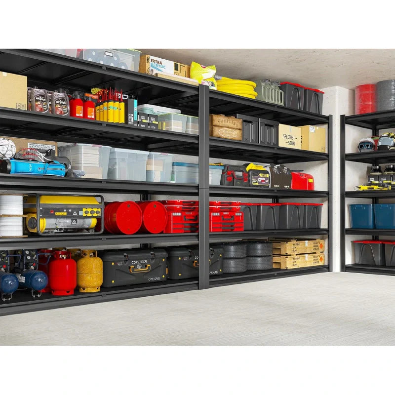 78"H Storage Shelves 3100LBS Garage Shelving Heavy Duty Adjustable Metal Shelves Unit for Storage Rack