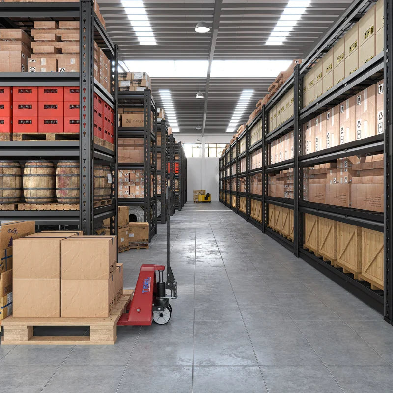 Garage Shelving 48"W x 72"H 5-Tier Storage Shelves 3000 LBS Heavy Duty Shelving Adjustable for Garage, Basement, Warehouse
