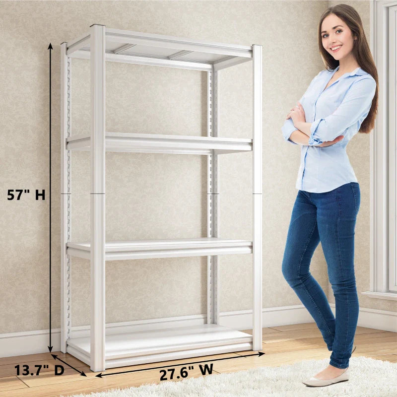 27.6"W kitchen Rack Shelf 1600 lbs for Pantry Storage Metal Shelving Unit