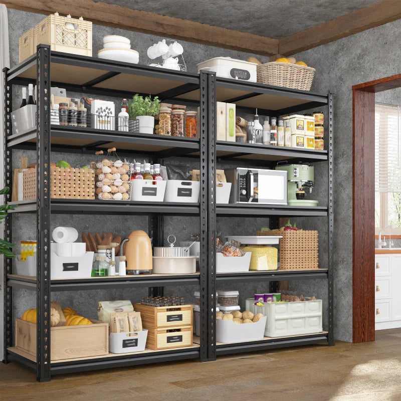 Storage Shelves Load 2020lbs, 5-Tier Adjustable Metal Shelving Units, Shelving Rack for Closet Kitchen Pantry