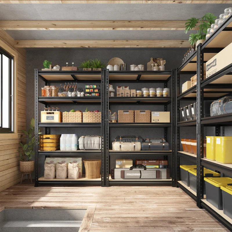 Storage Shelves Load 2020lbs, 5-Tier Adjustable Metal Shelving Units, Shelving Rack for Closet Kitchen Pantry