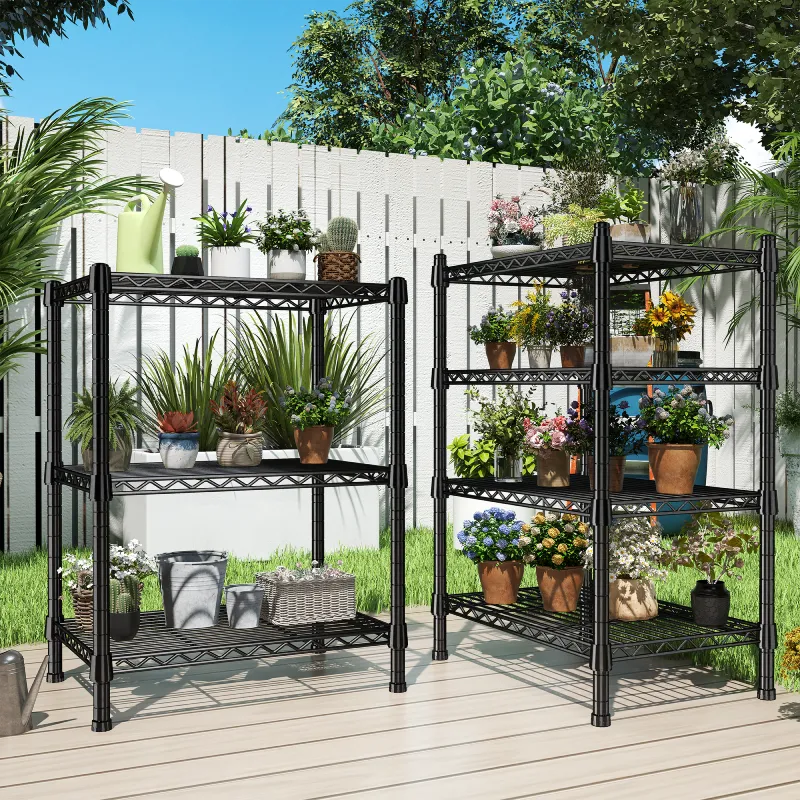 18"W Metal Wire Shelving Units, 7-Tier Adjustable, 1176lbs Wire Rack for Pantry Kitchen Commercial