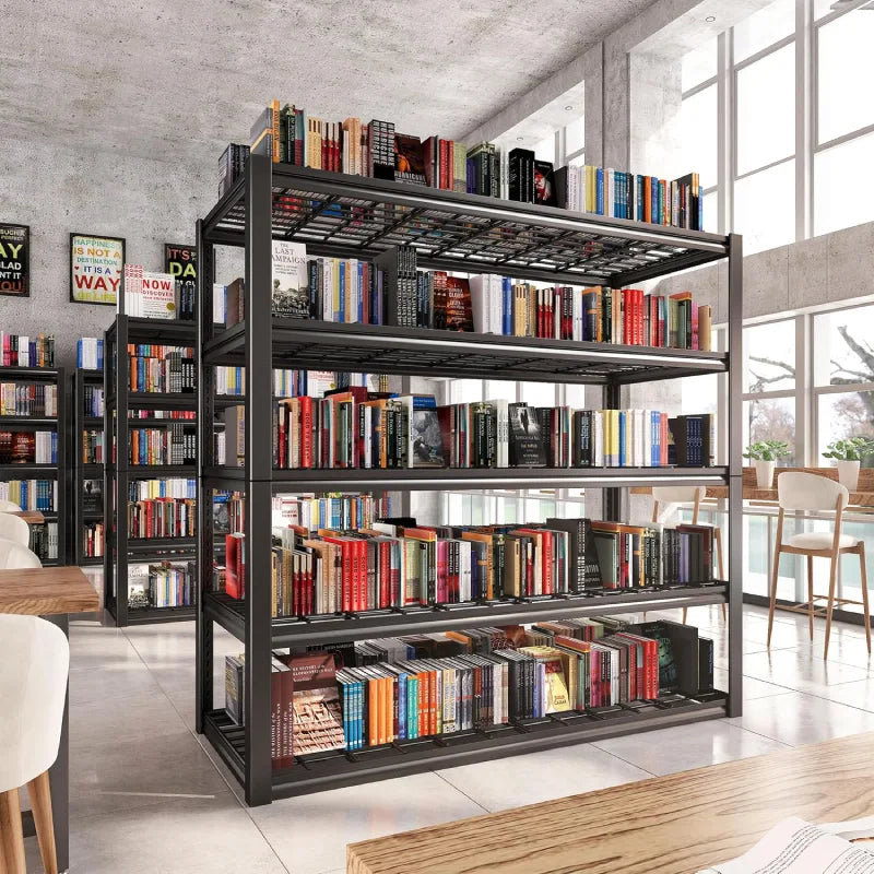 5 Tier 48"W x 72.2"H Storage Shelves for Basement 2500LBS Metal Shelving Unit for Garage, Warehouse, Industrial, basement