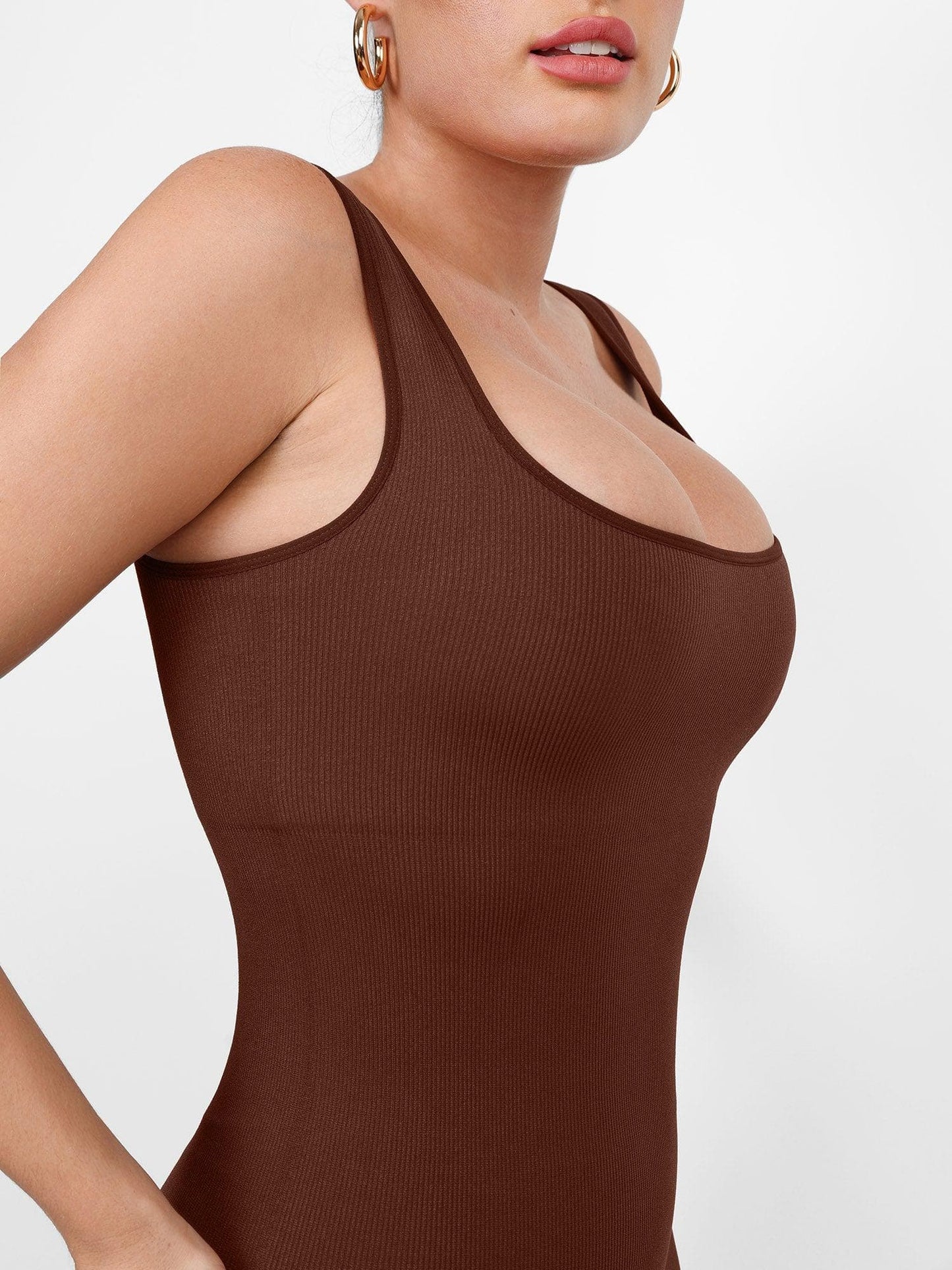 【🔥Big Sale🔥】【80% off for a limited time】Shapewear Seamless Square Neck Workout Jumpsuit or Romper