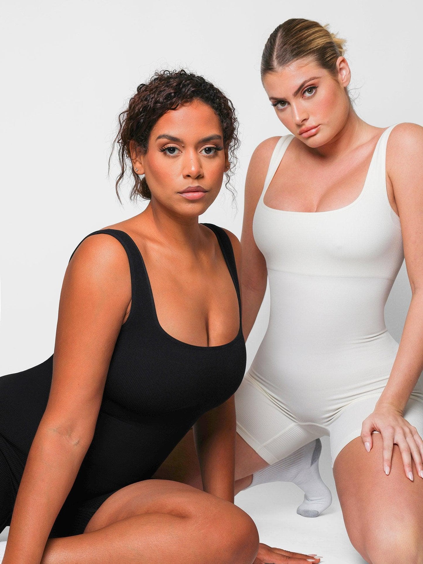 【🔥Big Sale🔥】【80% off for a limited time】Shapewear Seamless Square Neck Workout Jumpsuit or Romper