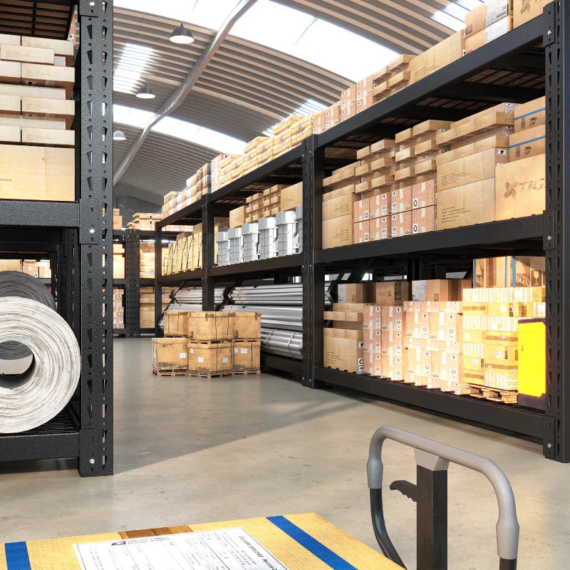 68"W Industrial Storage Shelving 7014LBS Garage Shelving with 2338LBS Per Shelf Gymnasium Storage Rack for Garage, Basement, Warehouse, Industrial