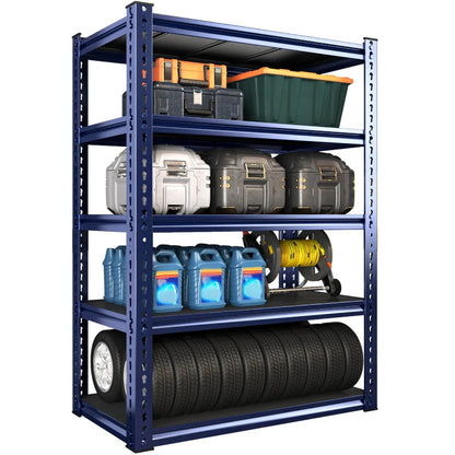 31.7" W Storage Shelves 2000 lbs Adjustable 5-Tier Metal Shelving Units and Storage Rack Shelf