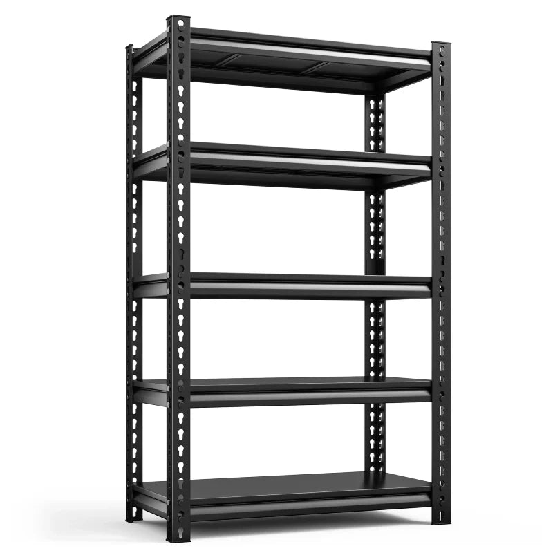 28"W Shelving and Racking 1600 Lbs Adjustable Storage Shelving for Pantry,Garage and Storage Room.