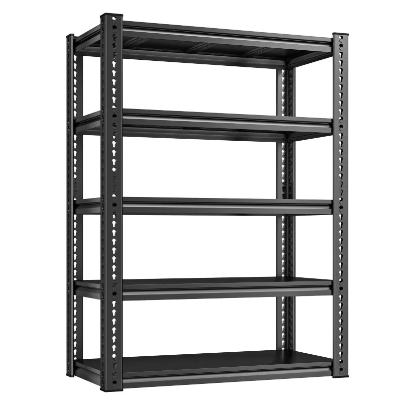31.7" W Storage Shelves 2000 lbs Adjustable 5-Tier Metal Shelving Units and Storage Rack Shelf
