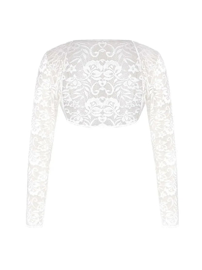 【🔥Big Sale🔥】【80% off for a limited time】Shapewear Sculpting Lace Bodysuit or Midi Skirt or Shrug
