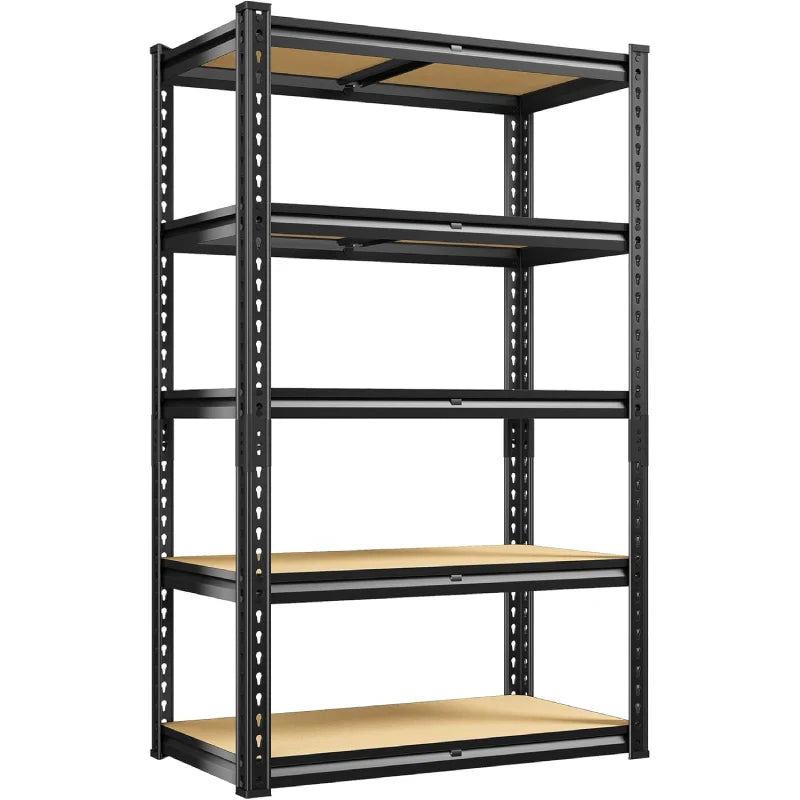 Storage Shelves Load 2020lbs, 5-Tier Adjustable Metal Shelving Units, Shelving Rack for Closet Kitchen Pantry