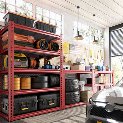 31.7" W Storage Shelves 2000 lbs Adjustable 5-Tier Metal Shelving Units and Storage Rack Shelf