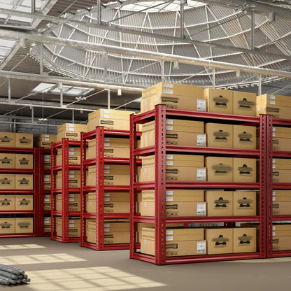 31.7" W Storage Shelves 2000 lbs Adjustable 5-Tier Metal Shelving Units and Storage Rack Shelf