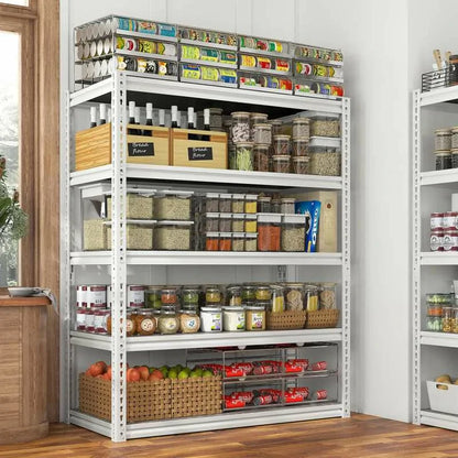 Heavy Duty Storage Shelving 5 Tiers Garage Shelves Load 2500LBS