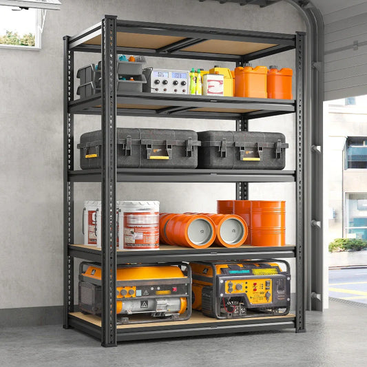 35.5"W Garage Shelves 2250lbs, Metal Shelving Unit for Pantry Kitchen Warehouse