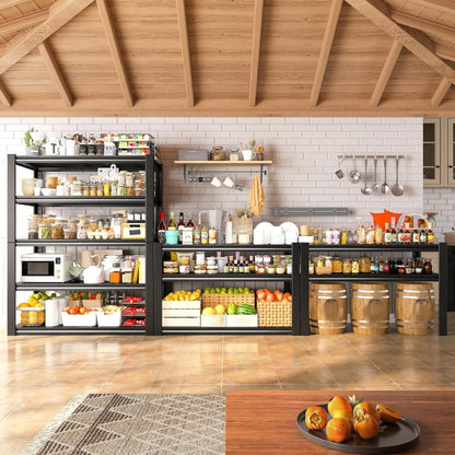 72"H Heavy Duty Garage Shelving 2500LBS Adjustable Basement Shelving for Warehouse Commercial Garage