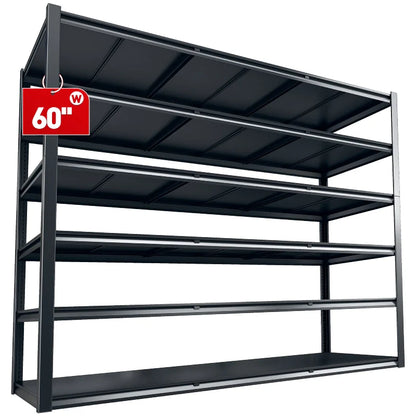 84"H 3500LBS Heavy Duty Garage Shelving 6-tier Adjustable Storage Shelves for Garage,Warehouse, Basement