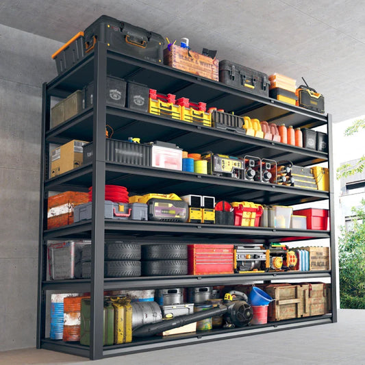 84"H 3500LBS Heavy Duty Garage Shelving 6-tier Adjustable Storage Shelves for Garage,Warehouse, Basement