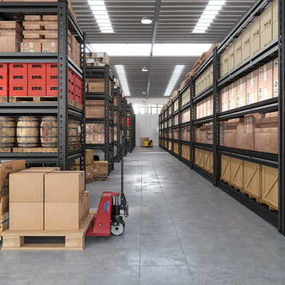 Garage Shelving 48"W x 72"H  5-Tier Storage Shelves 3000 LBS  Heavy Duty Shelving Adjustable for Garage, Basement, Warehouse