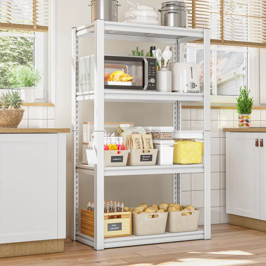27.6"W  kitchen Rack Shelf 1600 lbs for Pantry Storage Metal Shelving Unit
