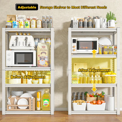 27.6"W  kitchen Rack Shelf 1600 lbs for Pantry Storage Metal Shelving Unit