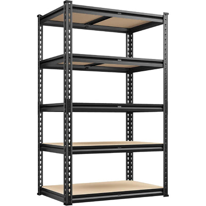 5-Tier Storage Shelving Units, Adjustable Shelves for Garage Pantry Kitchen, 2000 lbs Capacity