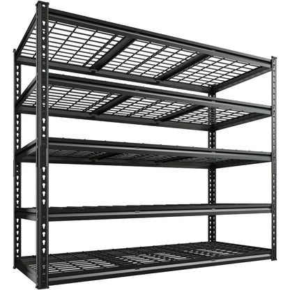 55“W x 72"H 3000LBS Metal Garage Storage Racks Basement Shelving Adjustable Industrial Shelving for Garage, Warehouse, Pantry