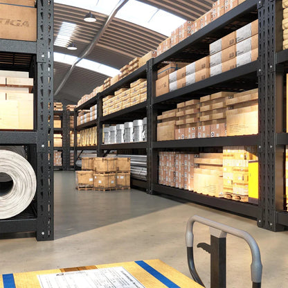 9400LBS Heavy Duty Industrial Shelving 72"H Garage Shelving 4 -Tier Adjustable Storage Shelves for Warehouse, Garage, Basement Shop