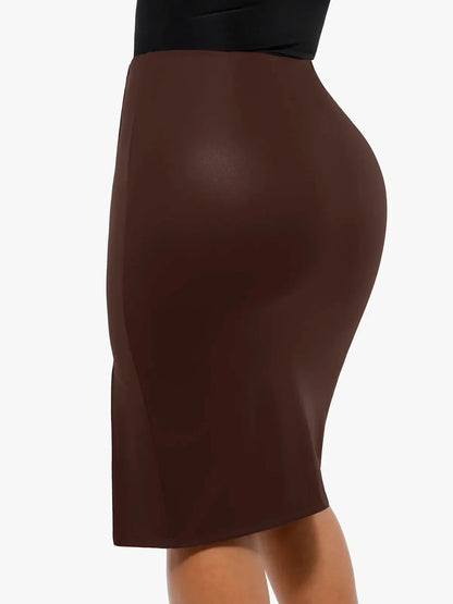 【🔥Big Sale🔥】【80% off for a limited time】Shapewear Lace Deep-V Neck Bodysuits or Faux Leather Skirts