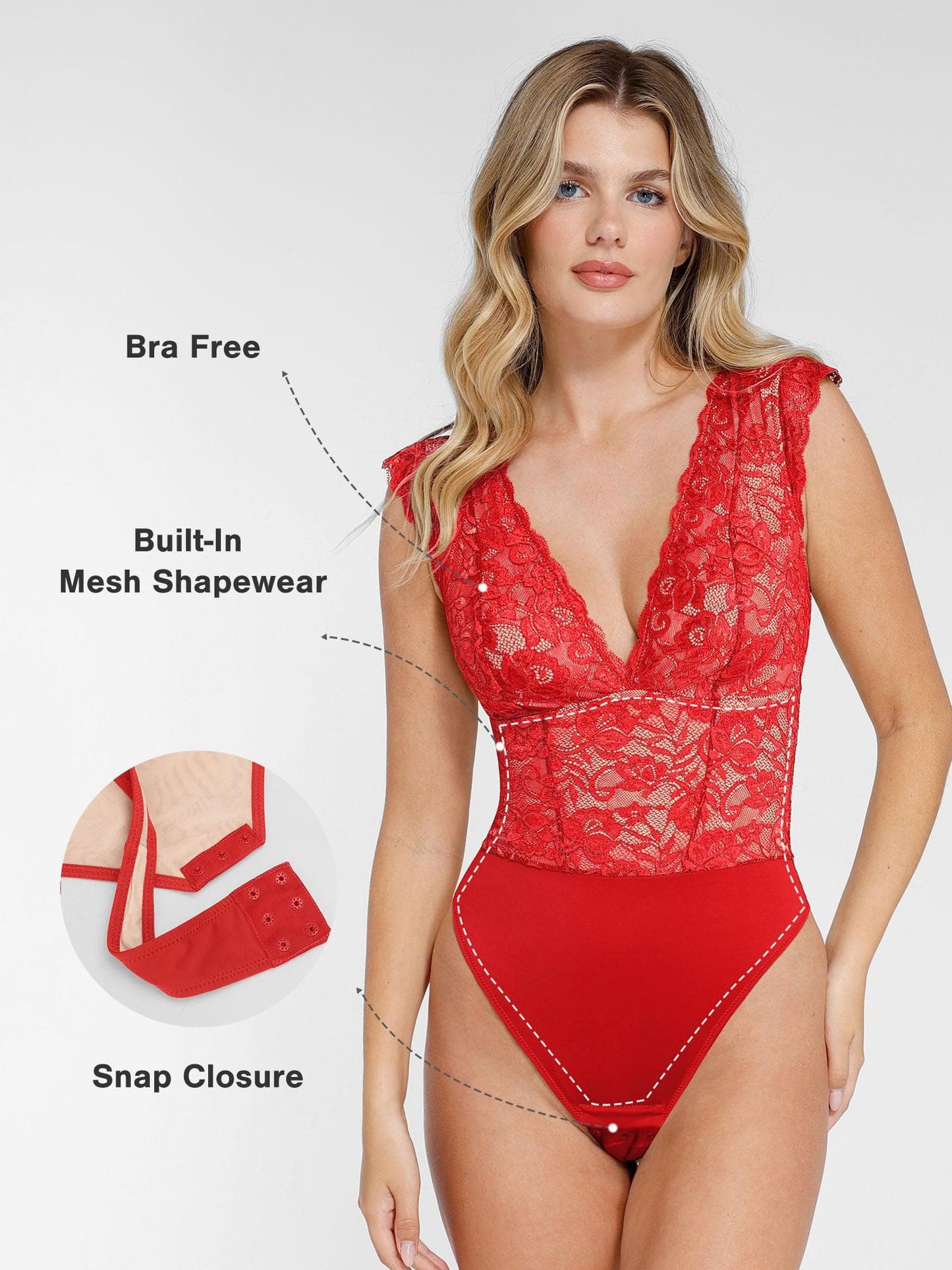 【🔥Big Sale🔥】【80% off for a limited time】Shapewear Sculpting Lace Bodysuit or Midi Skirt or Shrug