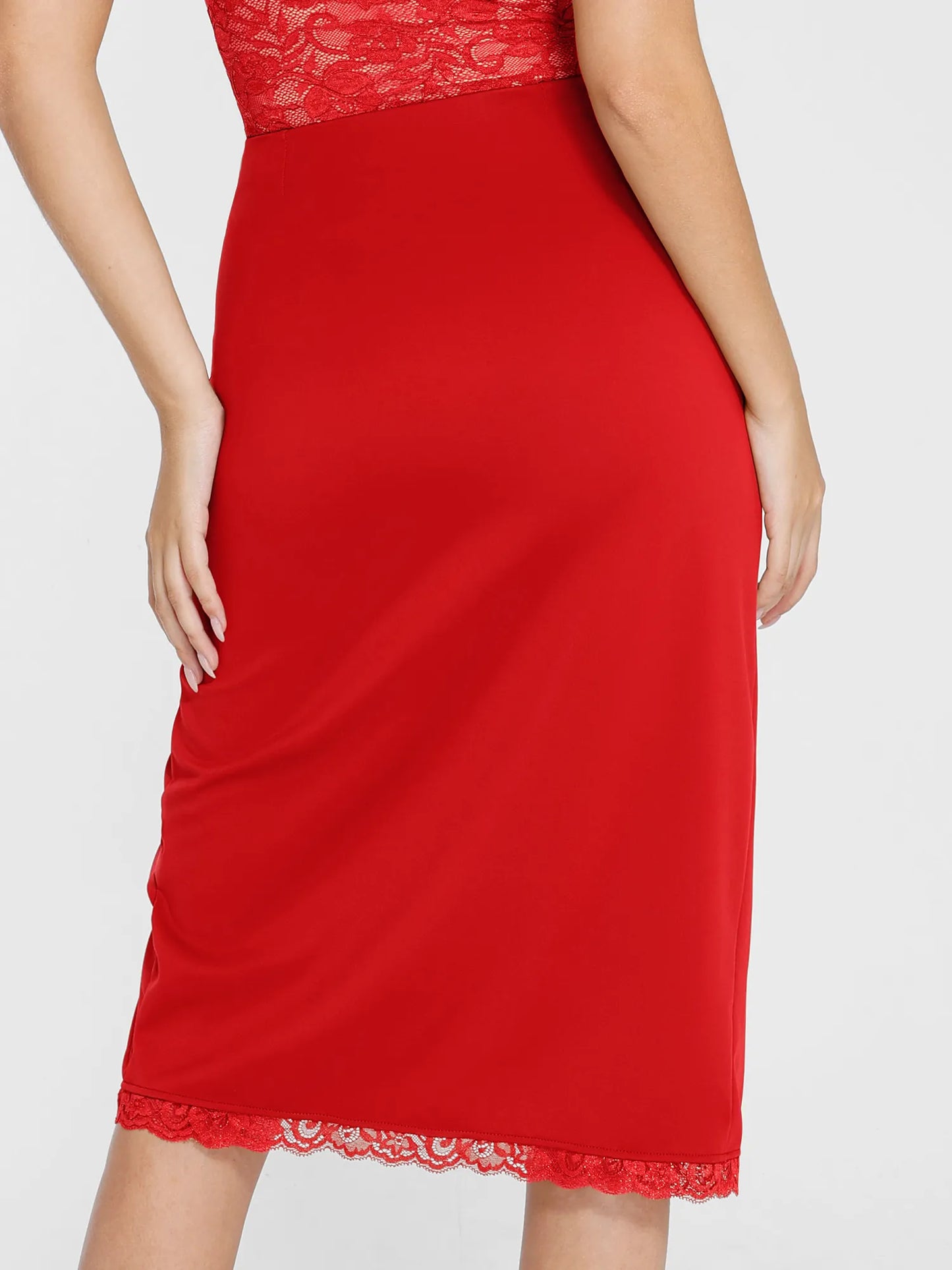 【🔥Big Sale🔥】【80% off for a limited time】Shapewear Sculpting Lace Bodysuit or Midi Skirt or Shrug